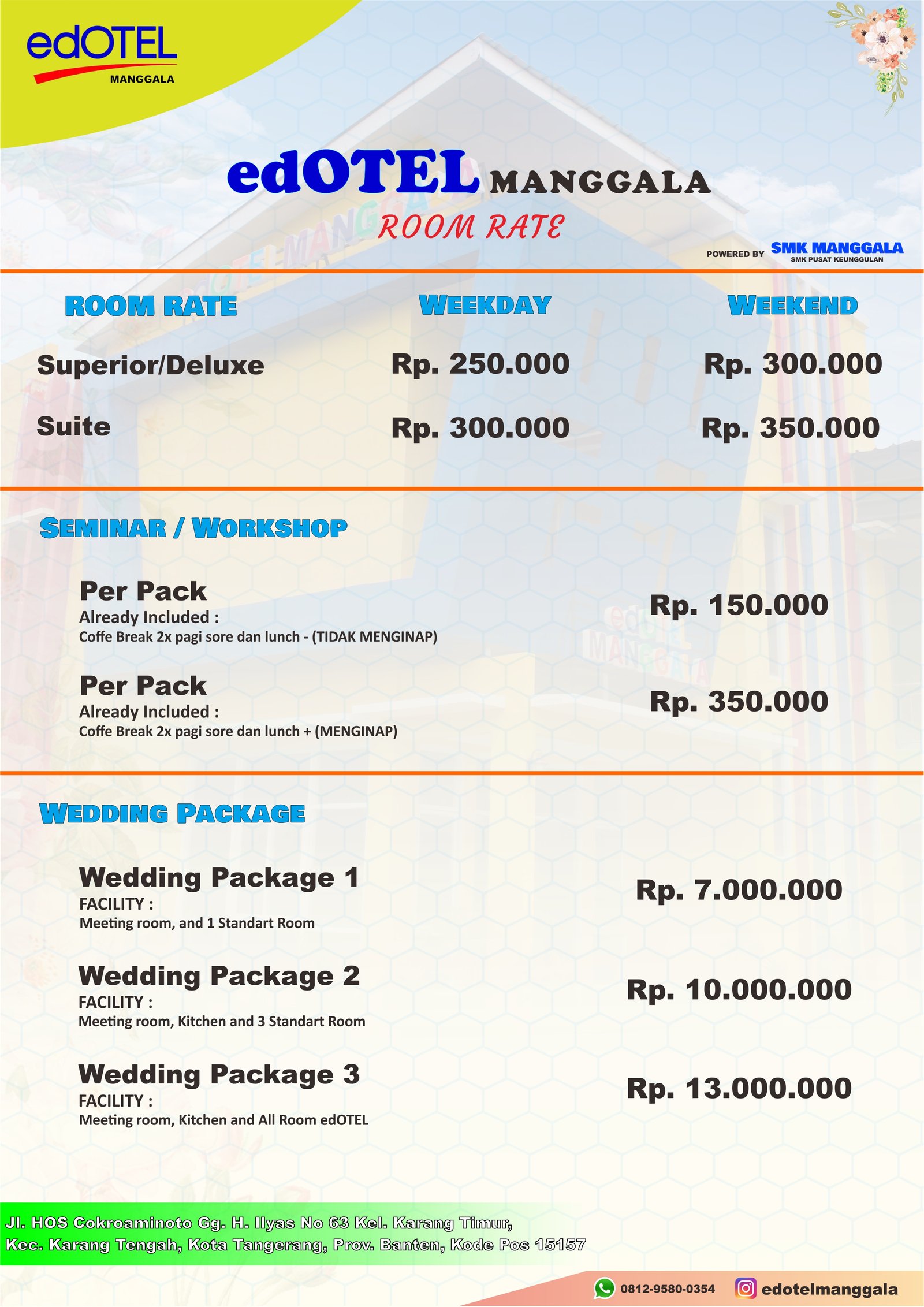 Paket Spesial edOTEL MANGGALA